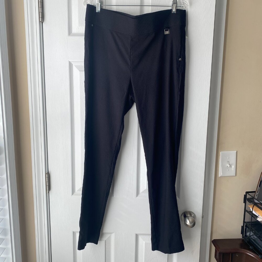 Rafaella Comfort | Black Pull-On Silm/Ankle Pants